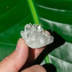 【一点物】 ヒマラヤ水晶原石 【15.5g】クラスター・タビー・バーコード