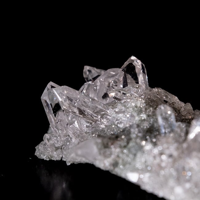 【一点物】 ヒマラヤ水晶原石 【26.5g】クラスター・透明・レシーバー・タビー 5 - 拡大写真です。抜群の透明度です。