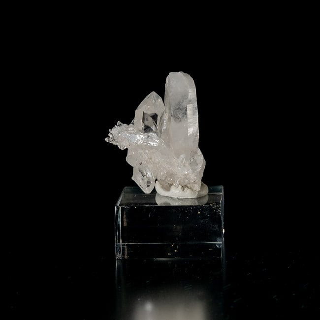 【一点物】 ヒマラヤ水晶原石 【21.5g】クラスター・タビー・バーコード 2 - 別角度からの写真です