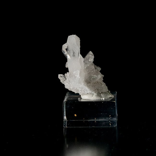 【一点物】 ヒマラヤ水晶原石 【21.5g】クラスター・タビー・バーコード 3 - 別角度からの写真です