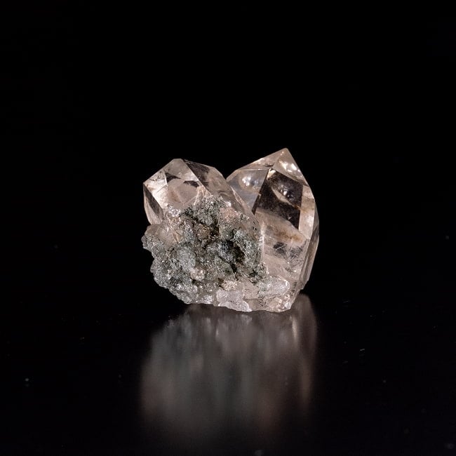 【一点物】 ヒマラヤ水晶原石 【28g】クラスター・透明・セルフヒールド・バーコード・タビー 2 - 別角度からの写真です