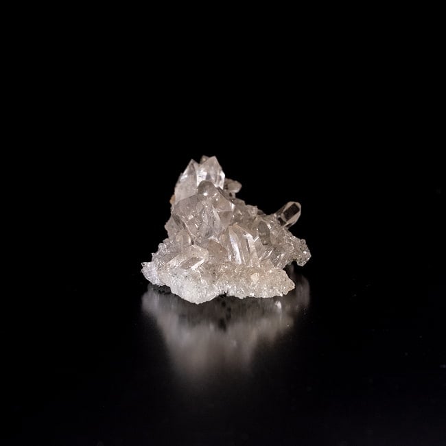 【一点物】 ヒマラヤ水晶原石 【18g】クラスター・透明・レシーバー・タビー・ダブルポイント・バーコード 2 - 別角度からの写真です