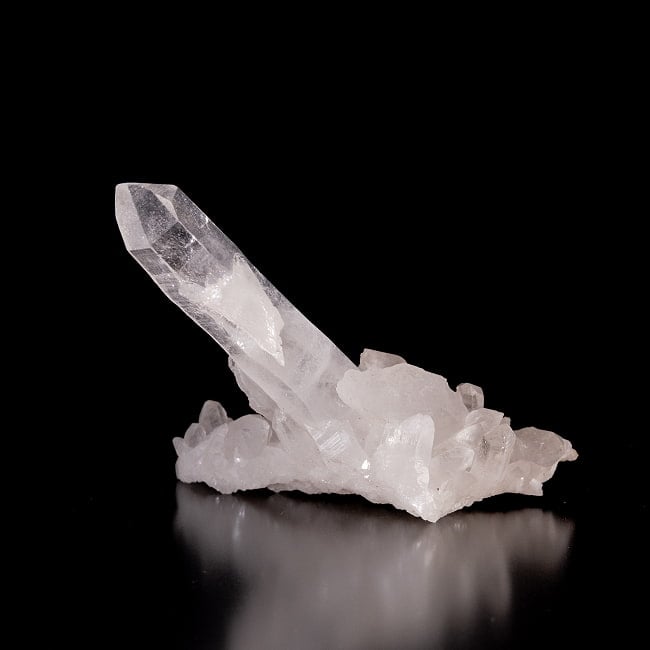 【一点物】 ヒマラヤ水晶原石 【56g】クラスター・タビー・バーコード・セルフヒールド 3 - 別角度からの写真です