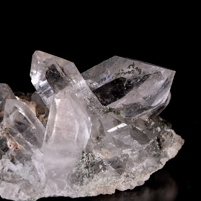 【一点物】 ヒマラヤ水晶原石 【39g】クラスター・ゲートウェイ・タビー・バーコード 6 - 拡大写真です。抜群の透明度です。