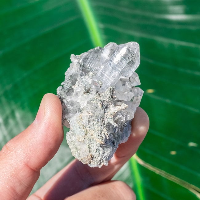 【一点物】 ヒマラヤ水晶原石 【39g】クラスター・ゲートウェイ・タビー・バーコードの写真