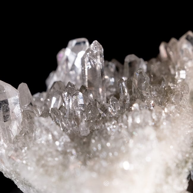 【一点物】 ヒマラヤ水晶原石 【55g】クラスター・透明 5 - 拡大写真です。抜群の透明度です。