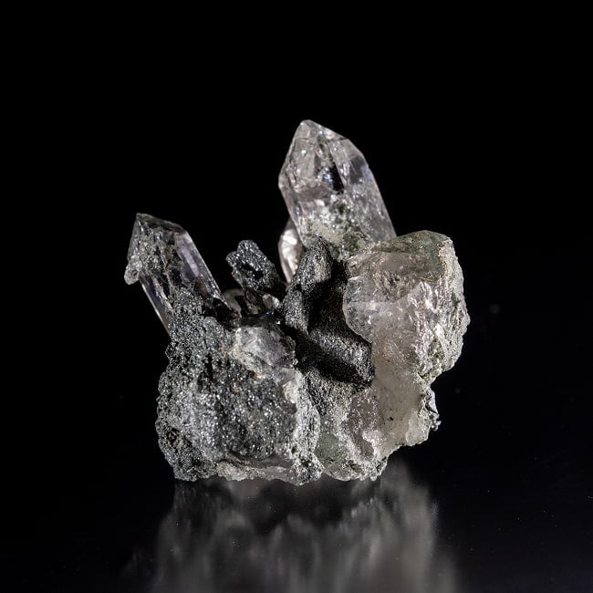 【一点物】 ヒマラヤ水晶原石 【84g】クラスター・クローライト・貫入り・タビー・バーコード・レインボー 2 - 別角度からの写真です