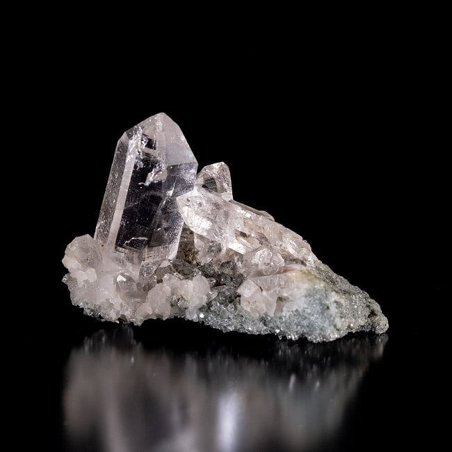 【一点物】 ヒマラヤ水晶原石 【121g】クラスター・透明・タビー・レシーバー・バーコード 2 - 別角度からの写真です