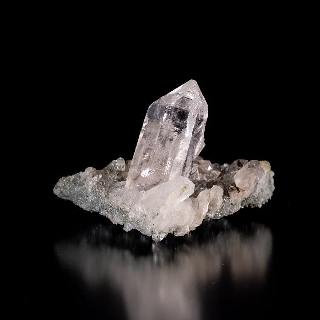 【一点物】 ヒマラヤ水晶原石 【121g】クラスター・透明・タビー・レシーバー・バーコード 3 - 別角度からの写真です