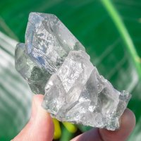 【一点物】 ヒマラヤ水晶原石 【133.5g】ポイント・クローライト・ツイン・ファントム・セルフヒールド・バーコード