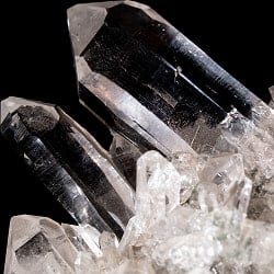 【一点物】 ヒマラヤ水晶原石 【526.5g】クラスター・透明・ルチル・タビー・タイムリンク・貫入り・バーコード・レインボー - サブ5