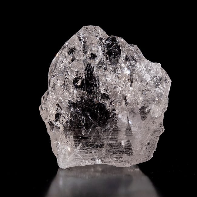 【一点物】 ヒマラヤ水晶原石 【354.5g】ポイント・透明・ファーデン・レインボー 3 - 別角度からの写真です