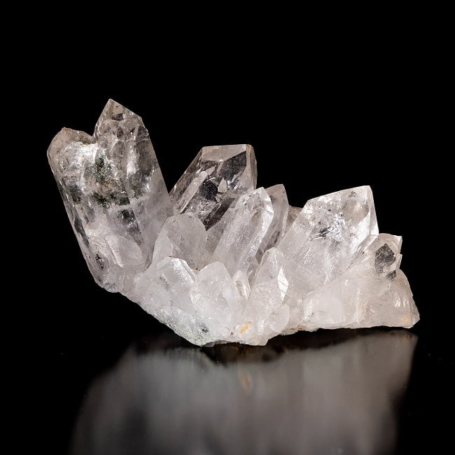 【一点物】 ヒマラヤ水晶原石 【204g】クラスター・透明・クローライト・貫入り・レインボー 2 - 別角度からの写真です