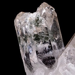 【一点物】 ヒマラヤ水晶原石 【204g】クラスター・透明・クローライト・貫入り・レインボー - サブ5