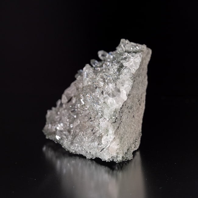 【一点物】 ヒマラヤ水晶原石 【425.5g】クラスター・透明・ダブルポイント・レシーバー・レインボー 4 - 別角度からの写真です