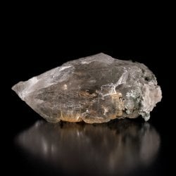 【一点物】 ヒマラヤ水晶原石 【 138.5g】ルチル・透明度・・レインボー・セルフヒールド・バーコードの画像