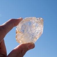 【一点物】 ヒマラヤ水晶原石 【 137.5g】透明度・ツイン・ダビー・バーコード・レインボー