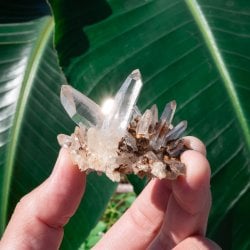 【一点物】 ヒマラヤ水晶原石 【 46.5g】クラスター・ファントム・レシーバー・バーコードの画像