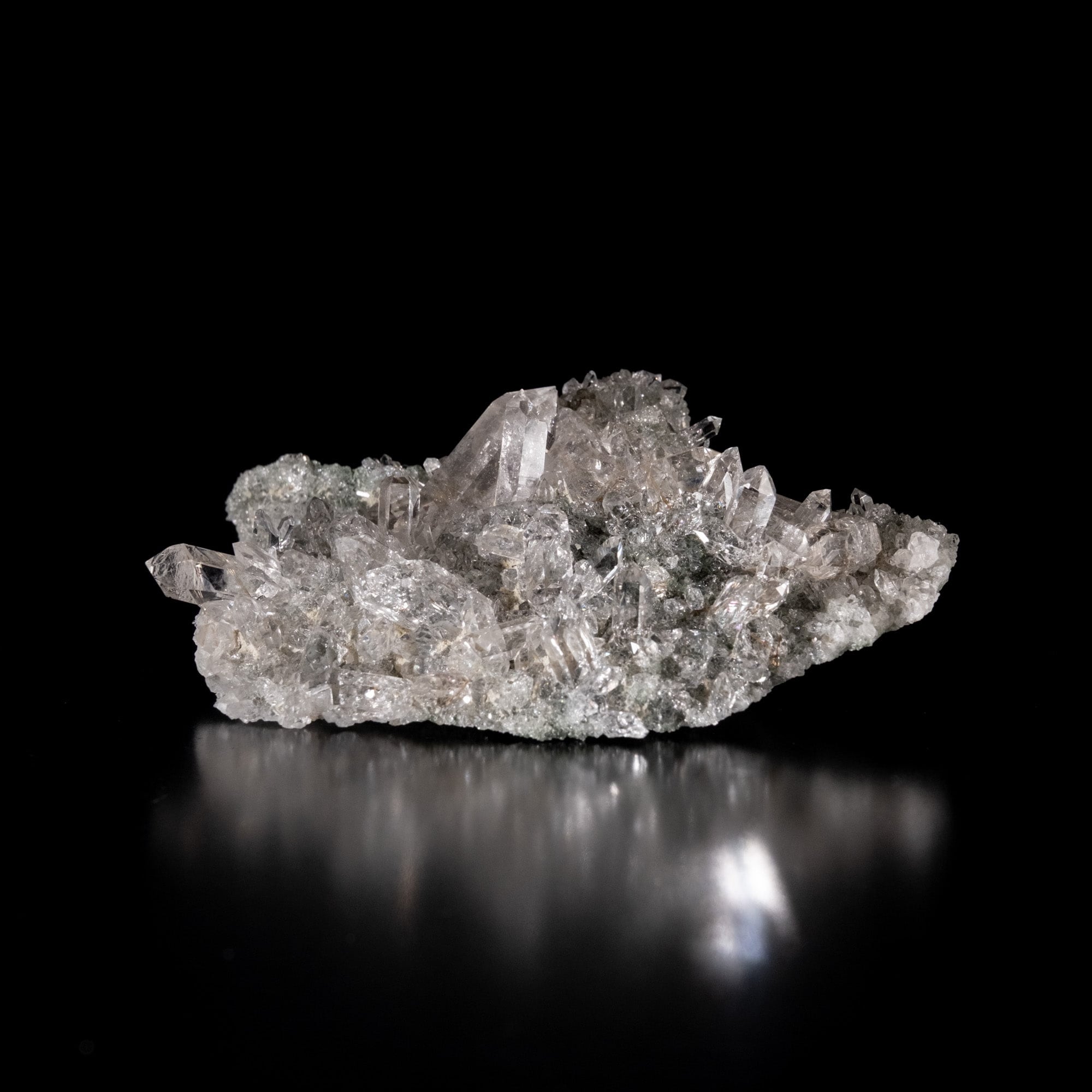 【一点物】 ヒマラヤ水晶原石 【 83g】ルチル・透明度・クラスター・タビー・バーコードの写真