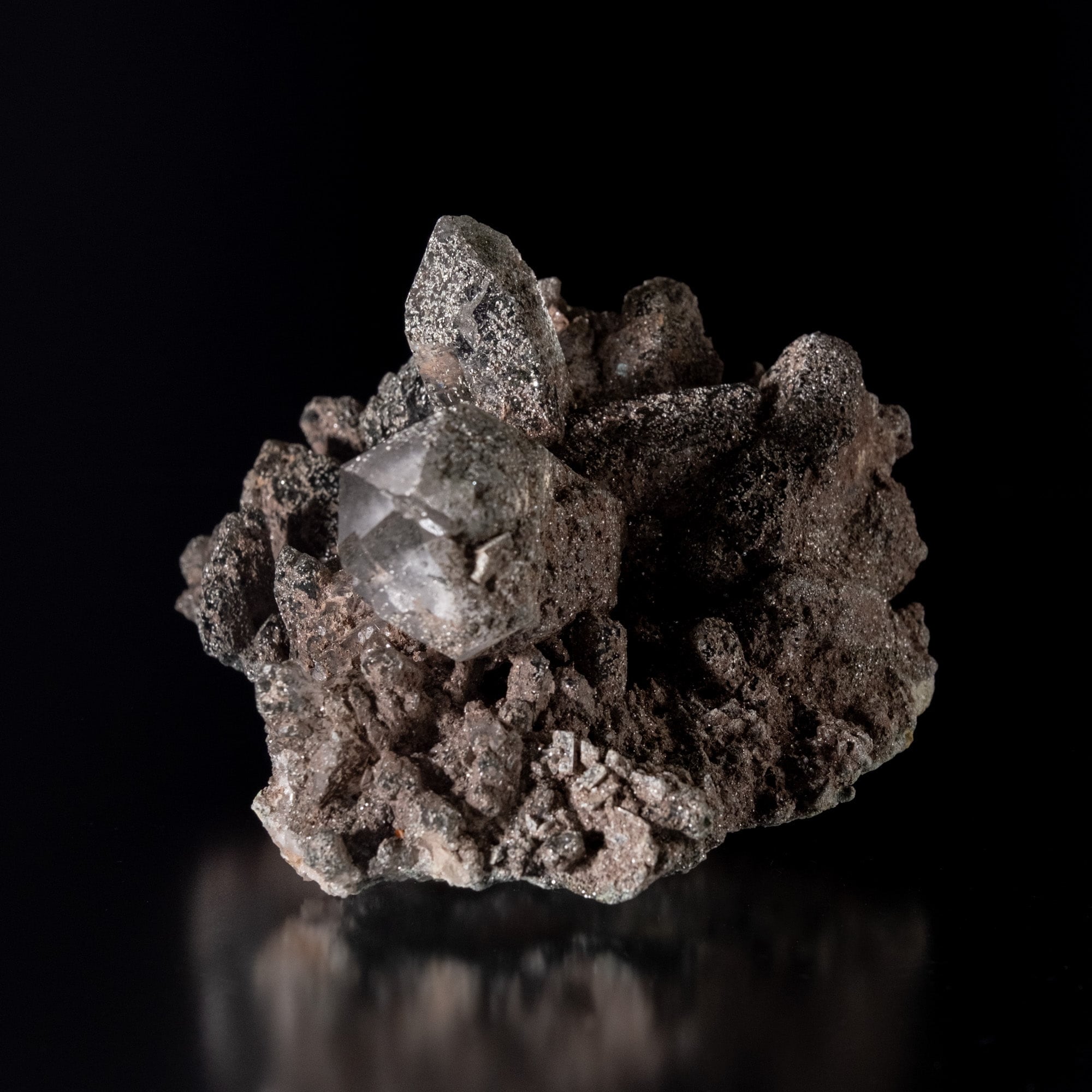 【一点物】 ヒマラヤ水晶原石 【 333g】透明度・クローライト・クラスター・セルフヒールド・バーコード 4 - 別角度からの写真です