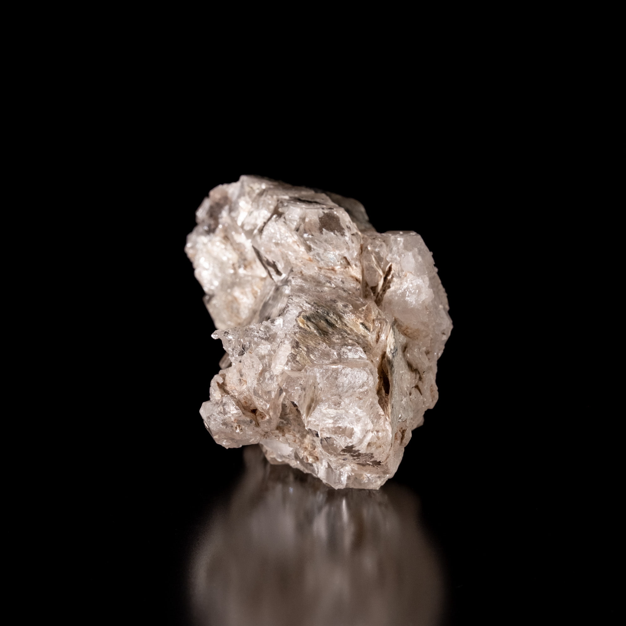 【一点物】 ヒマラヤ水晶原石 【 393g】マイカ・雲母・透明度 3 - 別角度からの写真です