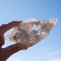 【一点物】 ヒマラヤ水晶原石 【 393g】マイカ・雲母・透明度