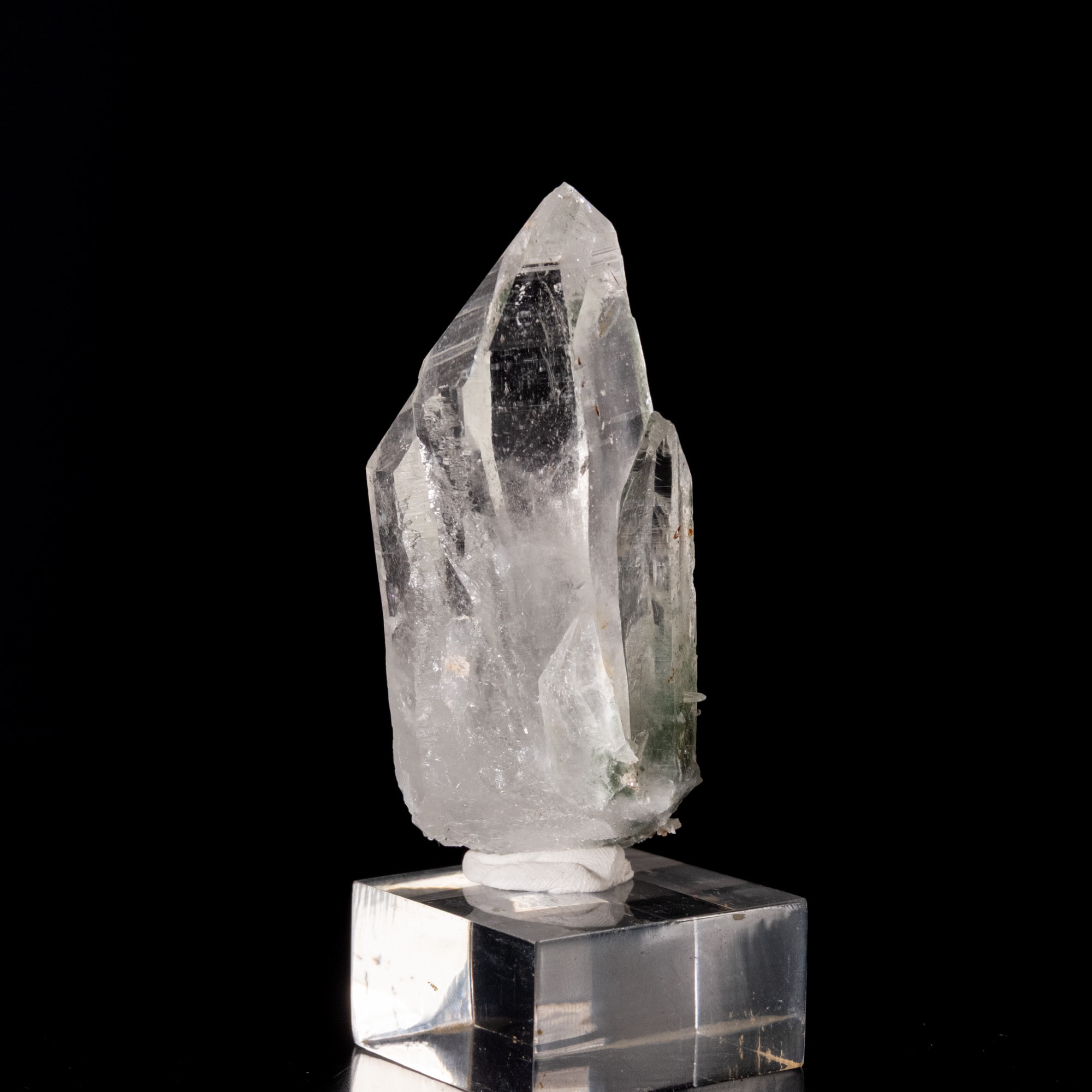 【一点物】 ヒマラヤ水晶原石 【 79g】透明度・クローライト・セルフヒールド・バーコード 3 - 別角度からの写真です