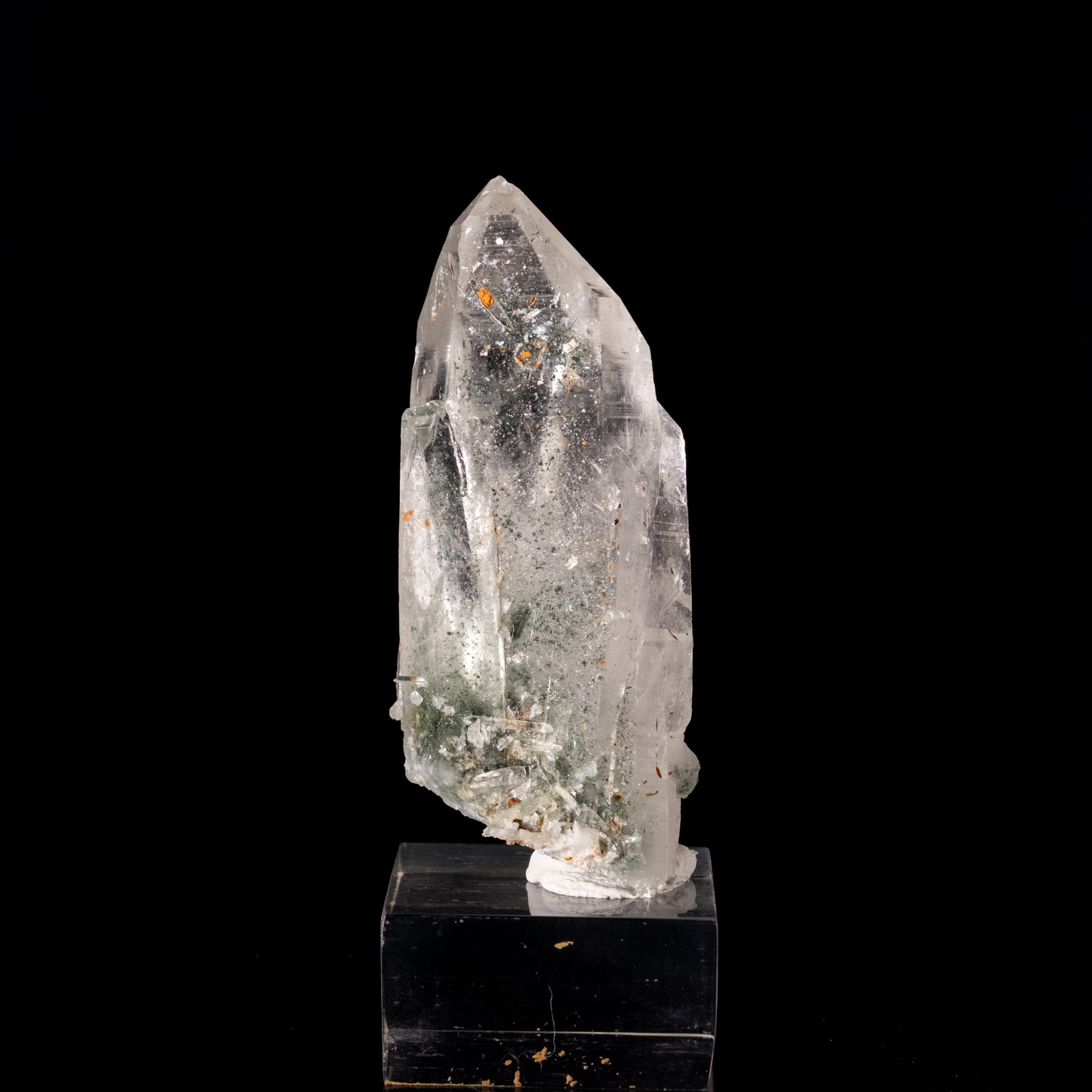 【一点物】 ヒマラヤ水晶原石 【 79g】透明度・クローライト・セルフヒールド・バーコード 4 - 別角度からの写真です