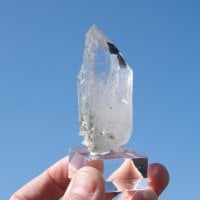 【一点物】 ヒマラヤ水晶原石 【 79g】透明度・クローライト・セルフヒールド・バーコード