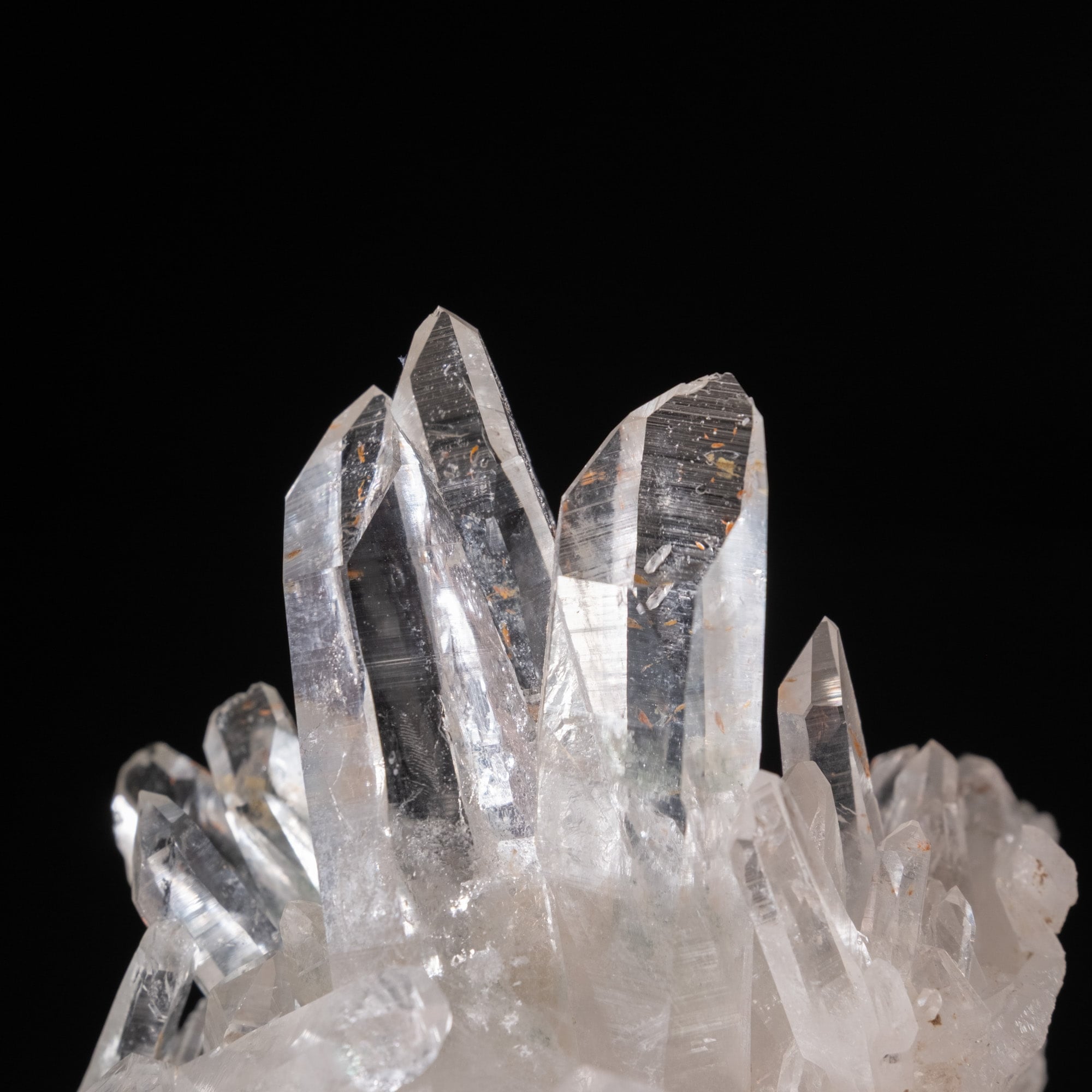 【一点物】 ヒマラヤ水晶原石 【 91g】透明度・クラスター・レシーバー・バーコード 5 - 拡大写真です。抜群の透明度です。