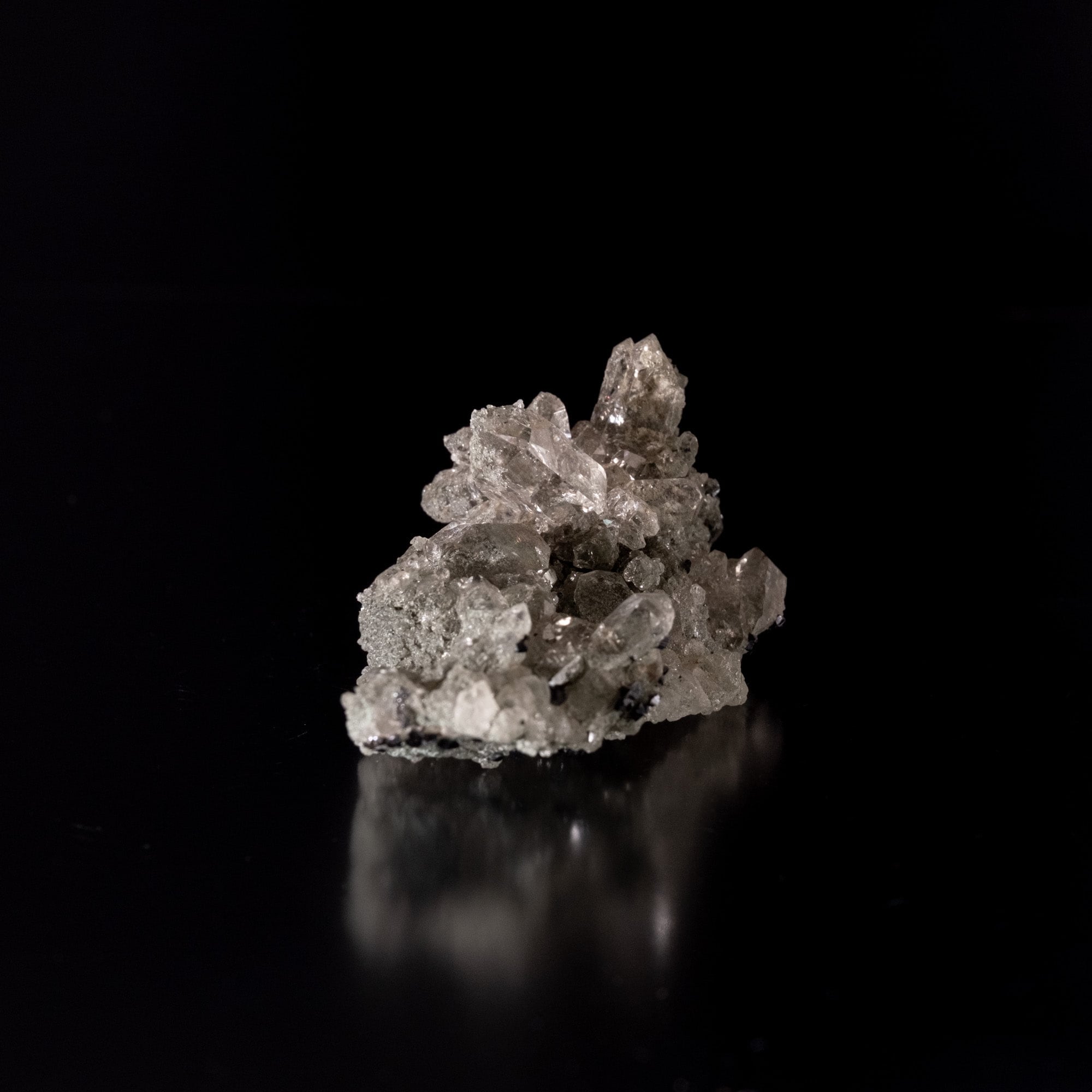 【一点物】 ヒマラヤ水晶原石 【 50g】透明度・クローライト・クラスター・レインボー 2 - 別角度からの写真です