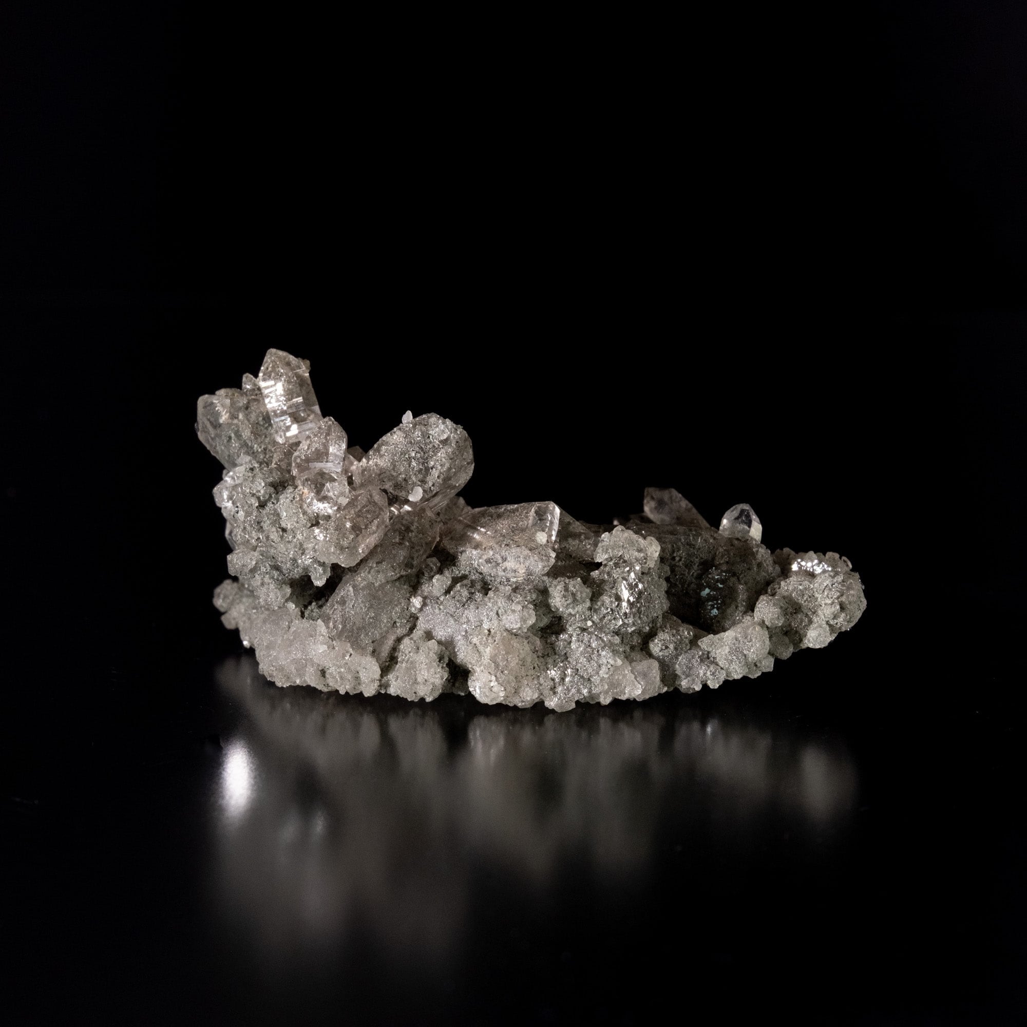 【一点物】 ヒマラヤ水晶原石 【 50g】透明度・クローライト・クラスター・レインボー 3 - 別角度からの写真です