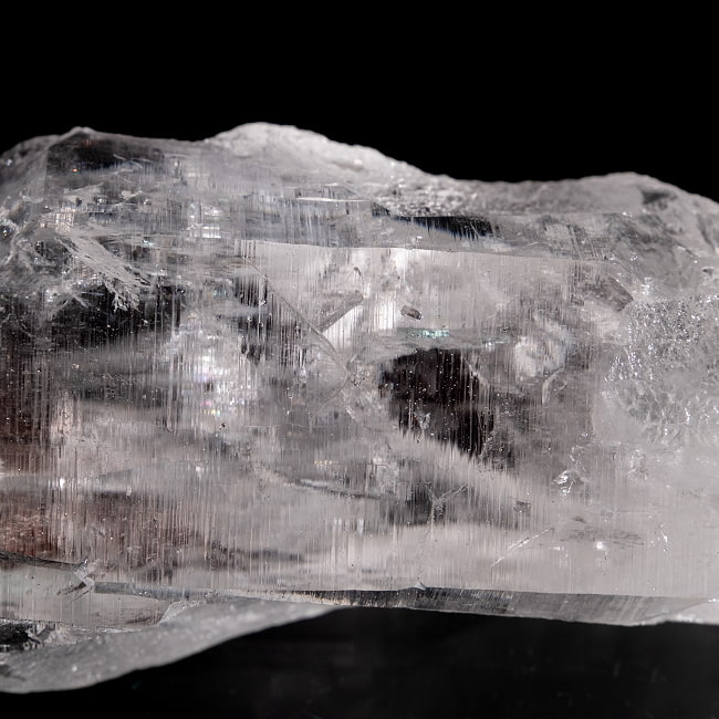 【一点物】 ヒマラヤ水晶原石 【221g】ルチル・クローライト・透明・バーコード・セルフヒールド 123 -