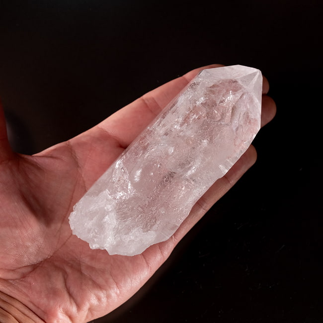 【一点物】 ヒマラヤ水晶原石 【221g】ルチル・クローライト・透明・バーコード・セルフヒールド 125 -