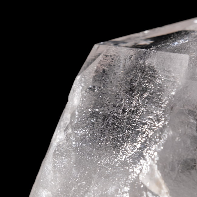 【一点物】 ヒマラヤ水晶原石 【221g】ルチル・クローライト・透明・バーコード・セルフヒールド 131 -