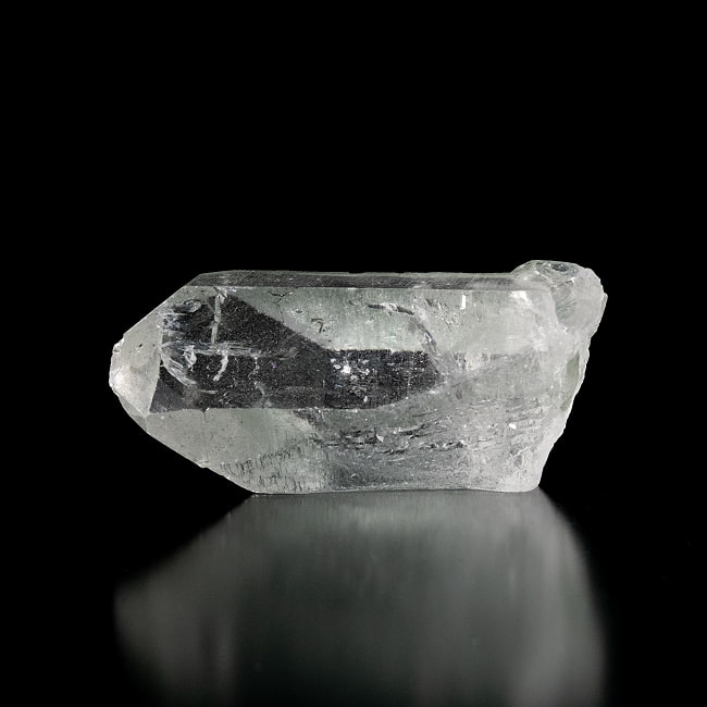 【一点物】 ヒマラヤ水晶原石 【221g】ルチル・クローライト・透明・バーコード・セルフヒールド 134 -