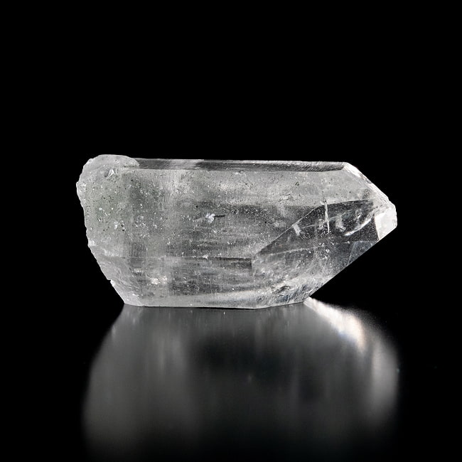 【一点物】 ヒマラヤ水晶原石 【221g】ルチル・クローライト・透明・バーコード・セルフヒールド 136 -