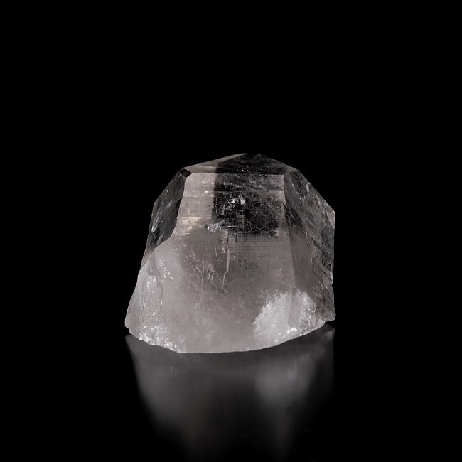 【一点物】 ヒマラヤ水晶原石 【221g】ルチル・クローライト・透明・バーコード・セルフヒールド 157 -