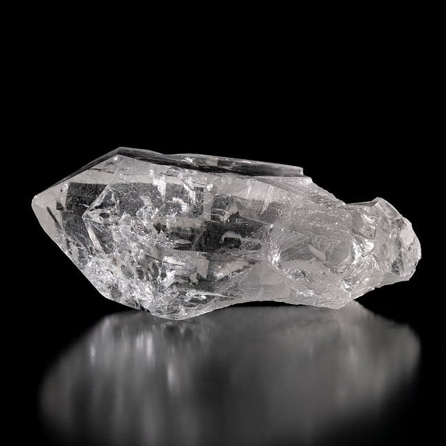 【一点物】 ヒマラヤ水晶原石 【221g】ルチル・クローライト・透明・バーコード・セルフヒールド 172 -