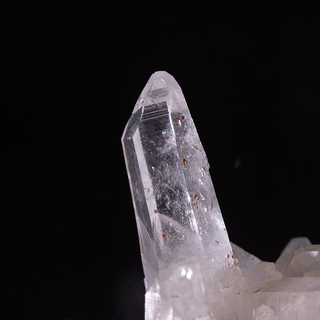 【一点物】 ヒマラヤ水晶原石 【221g】ルチル・クローライト・透明・バーコード・セルフヒールド 40 -