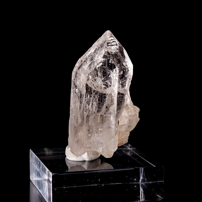 【一点物】 ヒマラヤ水晶原石 【221g】ルチル・クローライト・透明・バーコード・セルフヒールド 50 -