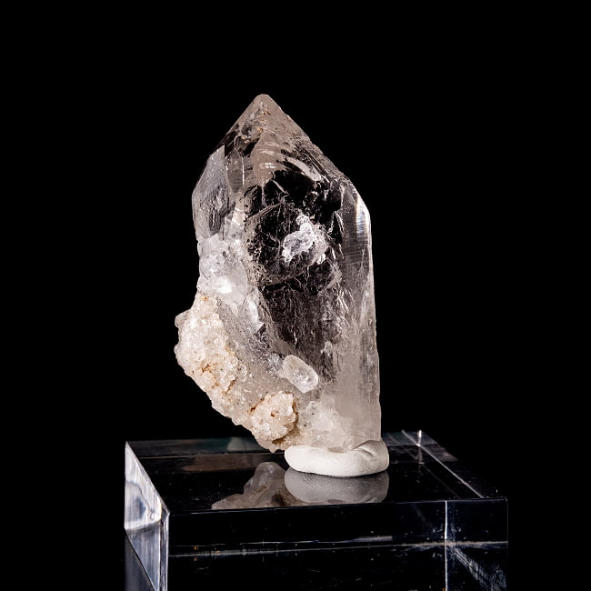 【一点物】 ヒマラヤ水晶原石 【221g】ルチル・クローライト・透明・バーコード・セルフヒールド 52 -