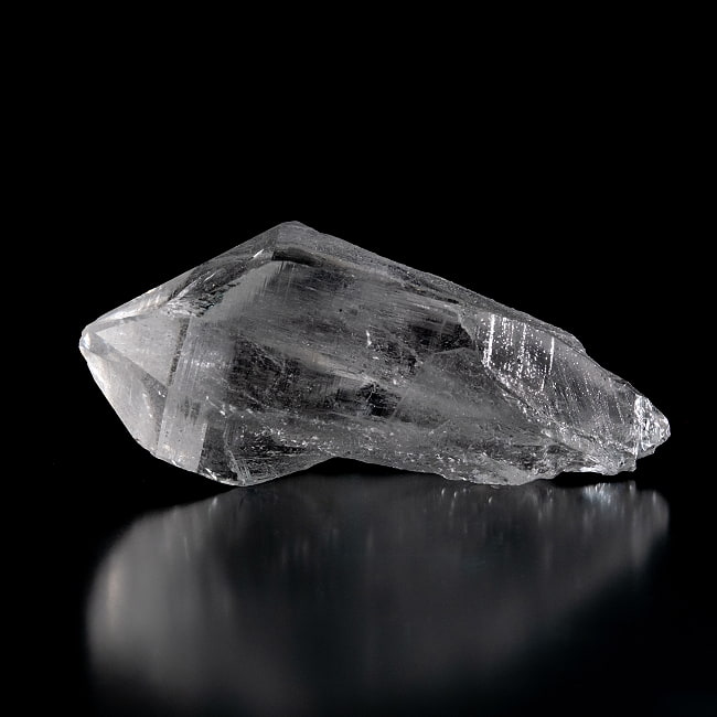 【一点物】 ヒマラヤ水晶原石 【221g】ルチル・クローライト・透明・バーコード・セルフヒールド 71 -