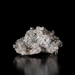 【一点物】 ヒマラヤ水晶原石 【92.5g】ルチル・クローライト・透明・クラスター - サブ3