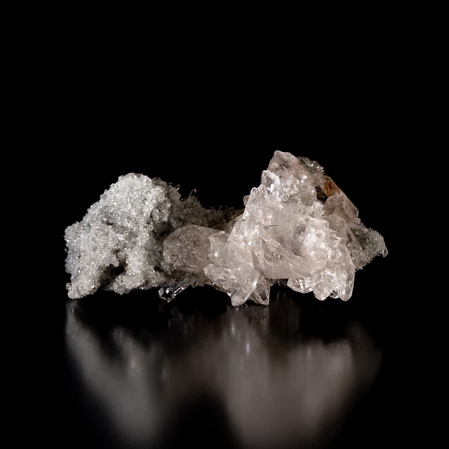 【一点物】 ヒマラヤ水晶原石 【75.5g】ルチル・クローライト・透明・クラスター 3 - 別角度からの写真です