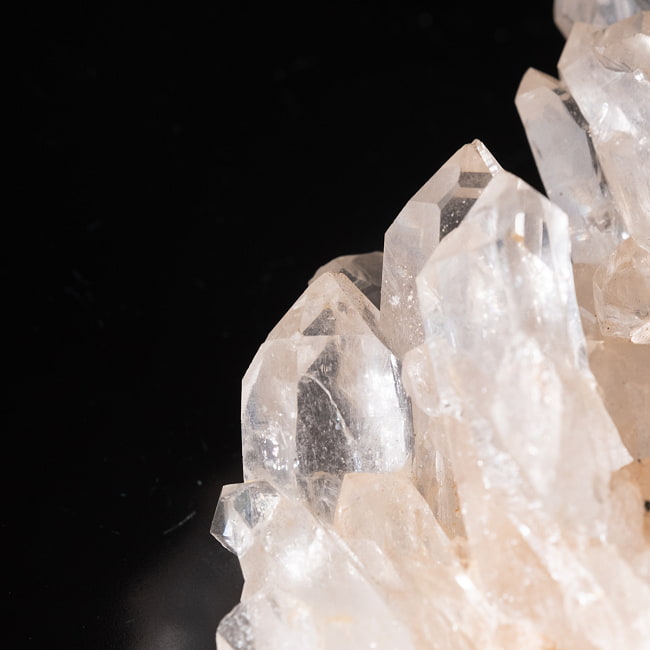 【一点物】 ヒマラヤ水晶原石 【112g】褐色・タビー・バーコード・レインボー 5 - 拡大写真です。