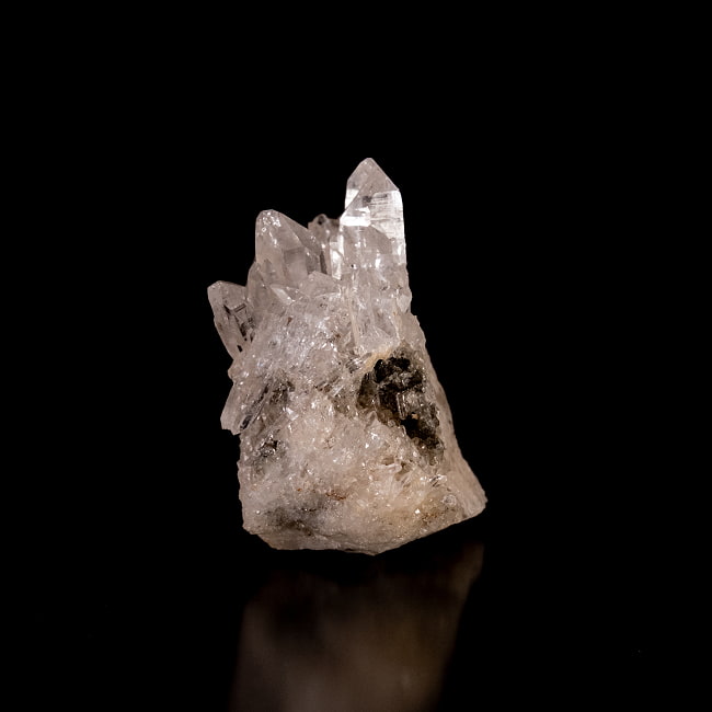 【一点物】 ヒマラヤ水晶原石 【101.5g】透明・クラスター・ツイン・バーコード 3 - 別角度からの写真です