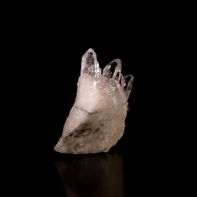 【一点物】 ヒマラヤ水晶原石 【101.5g】透明・クラスター・ツイン・バーコード 4 - 別角度からの写真です