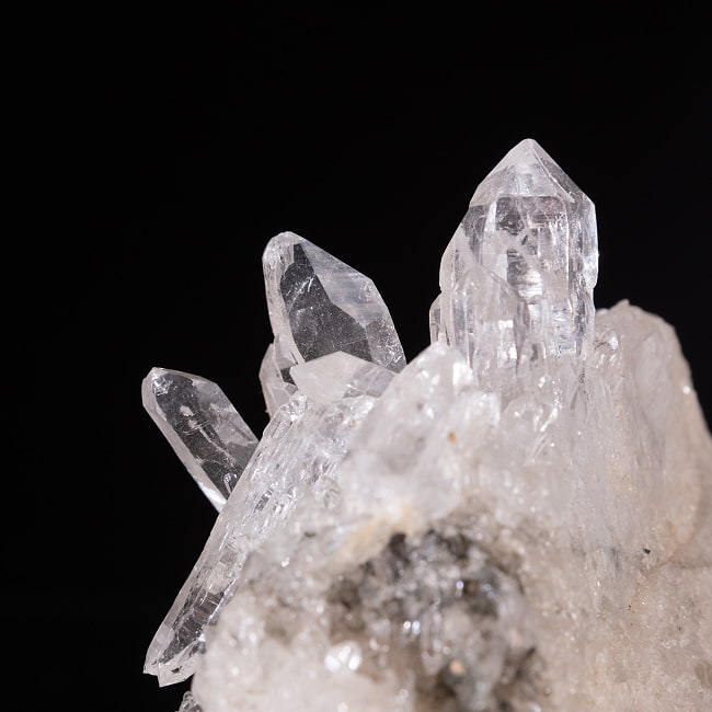 【一点物】 ヒマラヤ水晶原石 【101.5g】透明・クラスター・ツイン・バーコード 6 - 拡大写真です。