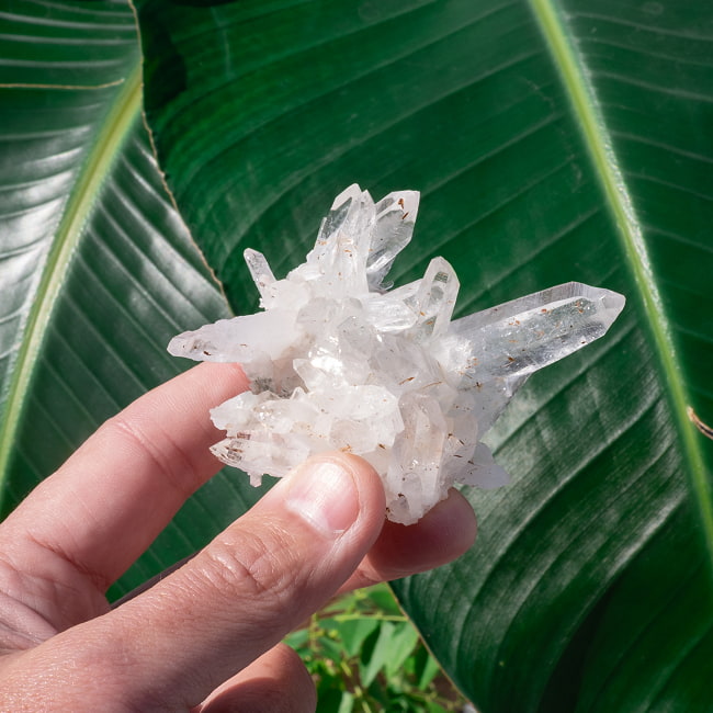 【一点物】 ヒマラヤ水晶原石 【75.5g】クラスター・カテドラル・バーコードの写真クリスタル,ヒマラヤ産,原石,天然石,一点物,水晶,浄化,パワーストーン,クラスター,クォーツ